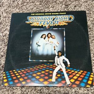 Saturday Night Fever Original Movie Soundtrack Vinyl - Black Cover